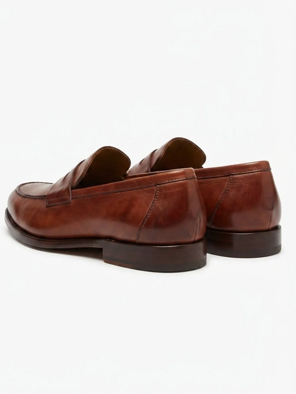 Angelo Cellini Brown Leather Tassel Dress Loafers- Regency Collection